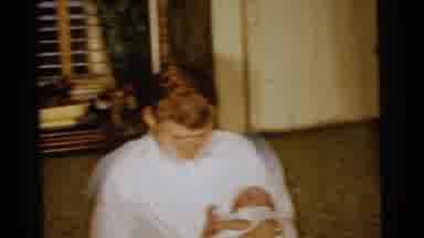 Gary Indiana USA (1961): Family Gathers In The Living Area Where They Celebrate