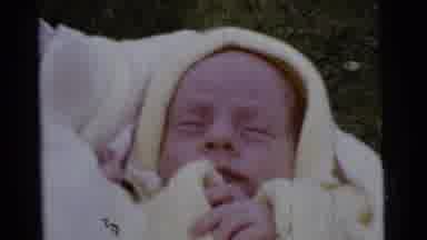 Gary Indiana USA (1961): Two Sleeping Babies Being Held By Two Different People