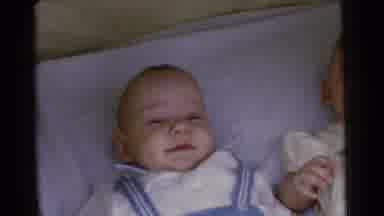 Gary Indiana USA (1961): Two Little Babies Lay In A Stroller, And On Begins To Cry