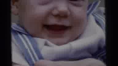 Gary Indiana USA (1961): Video Of A Cute White Baby Smiling In The Park