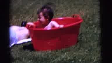 Gary Indiana USA (1961): Mother And Son Enjoying A Day Of Sun During The Summer
