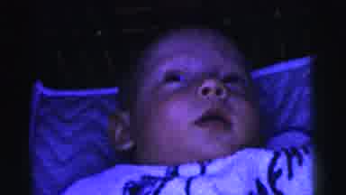 Gary Indiana USA (1961): Video Shot Of Baby Relaxing