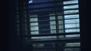 Gary Indiana USA (1961): A Person Looks Out The Blinds At Another House Nearby