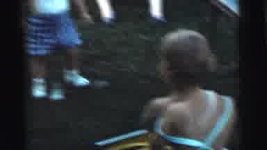 Gary Indiana USA (1961): Park Babies Family Chatting Good Time Girls Play Relaxing