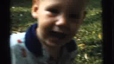 Gary Indiana USA (1961): Child Laughing Into The Camera Joined By A Group Of More