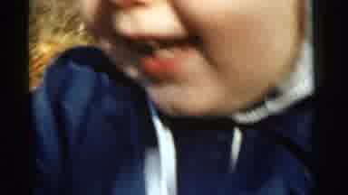 Gary Indiana USA (1961): Close Up Footage Of A Babies Face And Eyes He Is Wearing