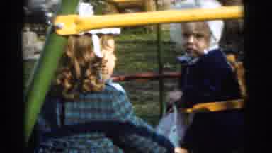 Gary Indiana USA (1961): Children Playing At Playground