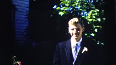 Moline Illinois USA (1962): Home Video Of Adult Male Walking Towards Camera