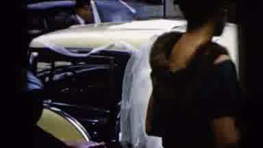 Moline Illinois USA (1962): Taking Pictures Of A Car Accident While The Little