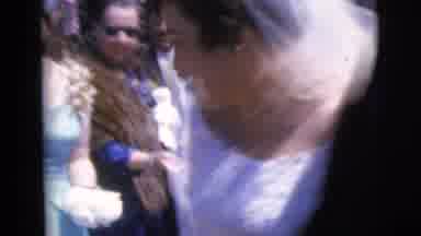 Moline Illinois USA (1962): Bride And Groom Thrown Rice As They Head Toward Car