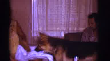 Clarkdale Arizona (1966): Teasing A Dog With A Flip Flop In A Motel