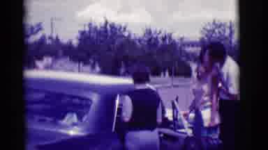 Clarkdale Arizona (1966): Entering A Car To Sit Down