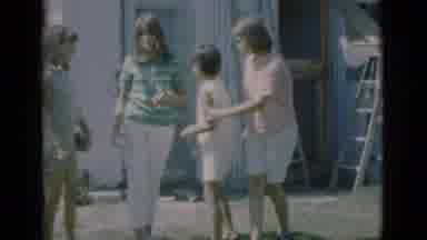 Clarkdale Arizona (1966): Family Gathered Outside The Residence On A Typical
