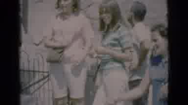 Clarkdale Arizona (1966): Family All Stand Outside On A Sunny Day Outside A Shop