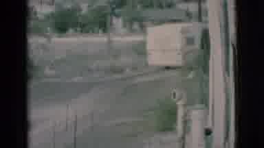 Clarkdale Arizona (1966): Footage Of The Outside Of A Light Colored Home With A