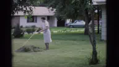 Clarkdale Arizona (1966): Woman Cleaning Lawn Catches Voyeur And Becomes Very