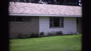 Clarkdale Arizona (1966): Camera Pans Across The Front Lawn And The Front Of The
