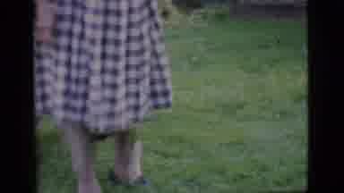 Clarkdale Arizona (1966): People In Yard Some Sitting Some Walking And Playing