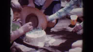 Flagstaff Arizona USA (1967): There Is A Child's Birthday Party Going On They Are