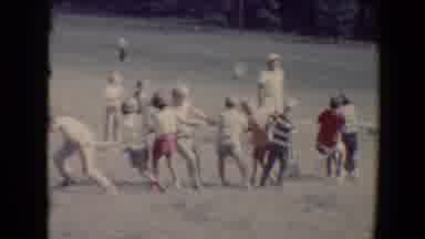 Flagstaff Arizona USA (1967): Children Play In Traditional School Play In Park On