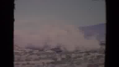 Flagstaff Arizona USA (1967): Footage Shows A Lot Of Smoke Coming From A Fire On