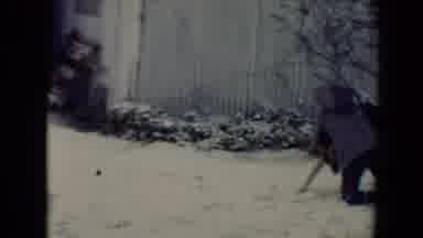 Flagstaff Arizona USA (1967): Boy And Dog Play Wrestle Then Dog Runs Away