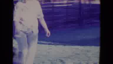 Tucson Arizona USA (1967): Home Movie: Fetch With The Dog