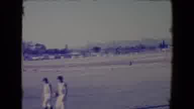 Tucson Arizona USA (1967): Panning Across An Empty Football Field With A