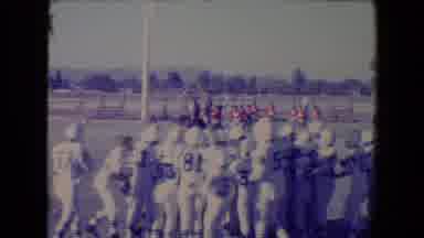 Tucson Arizona USA (1967): Football Team Huddling