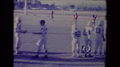 Tucson Arizona USA (1967): Kids Playing Football White Jerseys Versus Red On Sunny