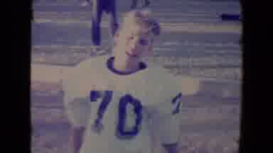 Tucson Arizona USA (1967): A Boy Walking On The Field In A Football Uniform