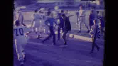 Tucson Arizona USA (1967): Adults And Children Are Leaving A Home And The Other