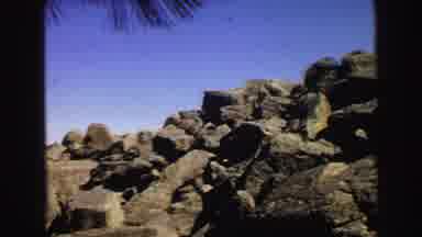 Yellowstone Wyoming USA (1967): The Piles Of Large Rocks Don't Look Too Big Till