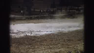 Yellowstone Wyoming USA (1967): A Small Geyser In The Ground Spurts Up A Little
