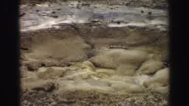 Yellowstone Wyoming USA (1967): Open Land Shots Hit The Dirt Missing The People By