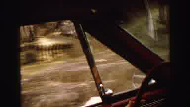 Yellowstone Wyoming USA (1967): A Person Driving Through The Country That Is A Bit