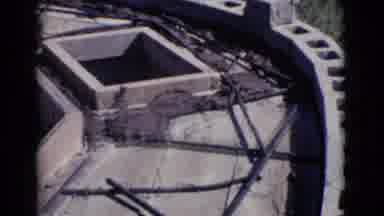 Cottonwood Arizona (1968): A Woman In Glasses Helps Spread Concrete For Other