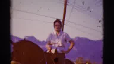 Cottonwood Arizona (1968): Woman Practicing Equestrian In Beautiful Rural Property