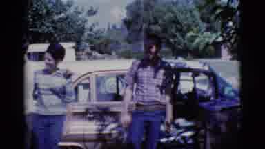 Cottonwood Arizona (1968): Group Of Friends Getting Ready To Tuck Into Their Cars