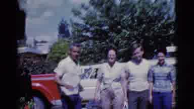 Cottonwood Arizona (1968): The Men Are Having Fun In The Parking Lot At A Car Show