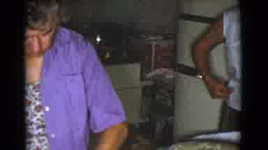 Cottonwood Arizona (1968): Elderly Woman Preparing Bread Dough In Kitchen With