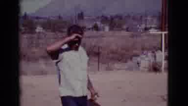 Cottonwood Arizona (1968): Man In Scorching Summer Heat Working Digging Ditches In