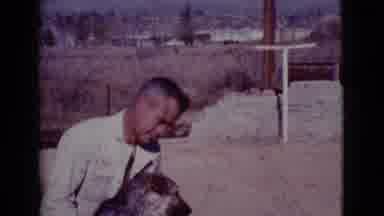 Cottonwood Arizona (1968): Washing And Playing With ManâS Best Friend In The