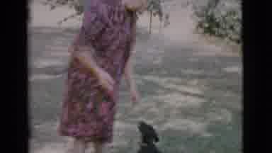 Cottonwood Arizona (1968): Old Lady Punishes Puppy For Playing Around Too Much
