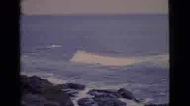San Diego County California (1968): Lovely Views Of The Waves Lapping The Shore On