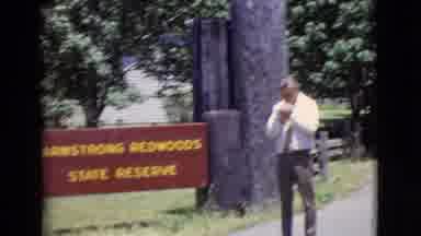 San Diego County California (1968): A Young Couple On Vacation And A Man Smoking