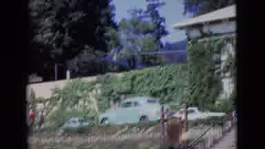 San Diego County California (1968): A Moving View Of A Building With Stairs