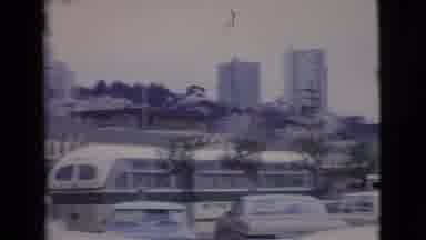 San Diego County California (1968): View Of Cars And Houses Of The City And The