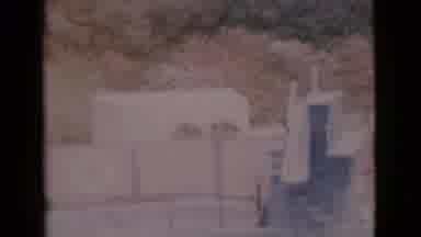 San Diego County California (1968): Camera Pans Around A Large Outdoor Pool With