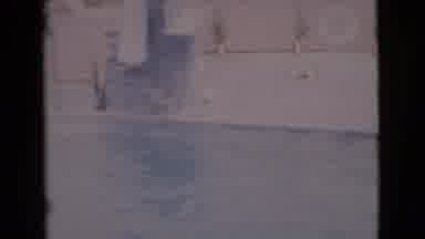 San Diego County California (1968): A Seal Dives Off The High Dive Into The Pool